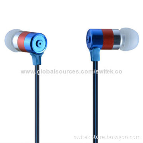 Noise-cancelling In-ear Earphones for Mobile Phones, 3.5mm Plug, Two Driver Units in One Earpiece
